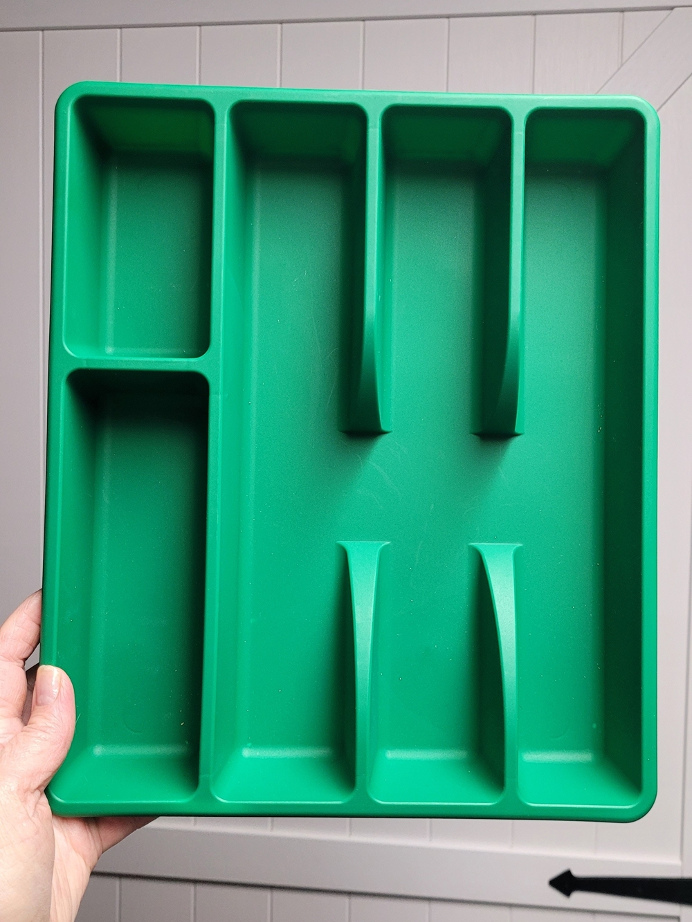 IKEA Green Plastic Cutlery Tray Organizer